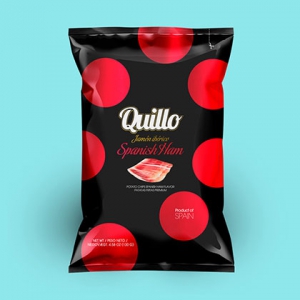 Importateur de produits espagnols: Chips au jambon ibérique Quillo